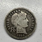 1908-D Barber Dime US Coin Actual Coin Check My Barber Dime Out In My Store