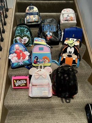 Disney loungefly backpack LOT Of  Backpacks New With Tags