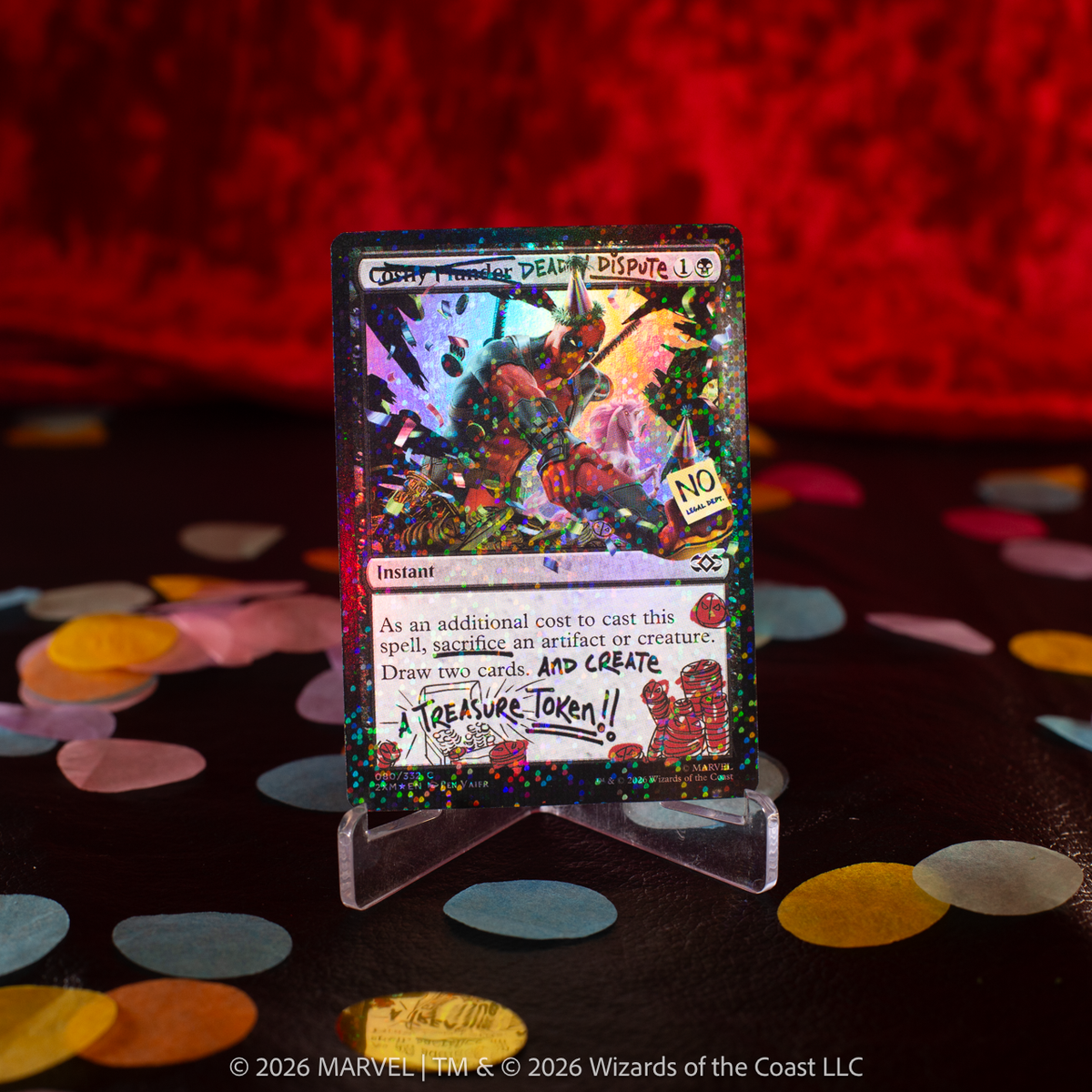 🔥 Deadly Dispute C Dazzle Foil #IFIYW-6 | SLD Secret Lair x