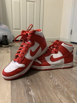 Size 12 - Nike Dunk High Championship Red