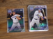 2019 Topps Chrome Update 150 Years of Pro Baseball Insert Set of 25 Cards: Ruth