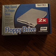 External USB Powered 2x Floppy Drive SmartDisk FDUSB-TM2 Mitsumi D353FUE  New