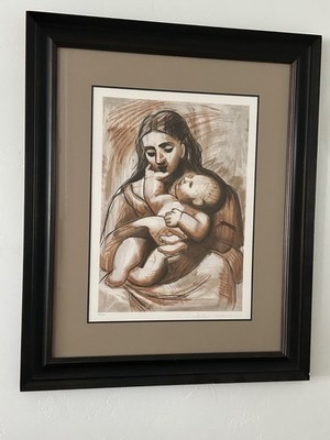 Verified and Appraised Pablo Picasso Lithograph  Mere Et Enfant 