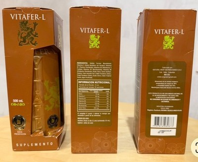 VITAFER L-Gold - Multivitamin - 500ml   (ORIGINAL)  EXP:01/28