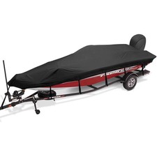 Boatpro Trailerable Boat Cover 17-19ft Outboard, 900D Waterproof Fade Resistant