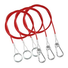 3 St&uuml;ck Bremsseil Anh&auml;nger Abrei&szlig;seil Sicherungsseil Seil 1Mx4MM