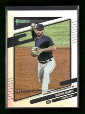 2021 Donruss #155 Brandon Lowe Career Stat Line #/113 