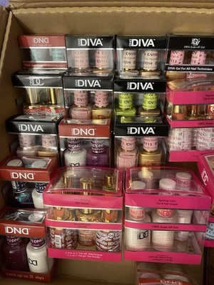 DND Diva Gel Nail Polish Multicolor Shiny 0.5 fl oz Collection Lot