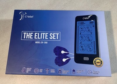 THE ELITE SET CR-1360 Muscle Stimulator Pulse Massager Electrotherapy Device