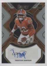 2023 Select Draft Picks Rookie Signatures Silver Prizm Trenton Simpson Auto 0a3