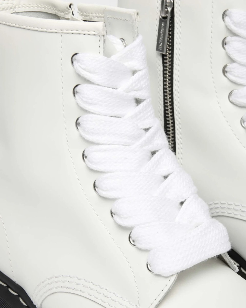 Dr. Martens Japan Exclusive 1460 ZIP White Stitch 8-Eye Boots