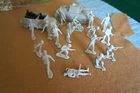 VINTAGE MARX WWII DESERT FOX/DESERT PATROL GERMAN SOLDIERS AND ARMOR