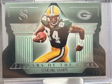 Sterling Sharpe 2025 Panini Silhouette Pillars Of The Game #35 Packers - Die Cut