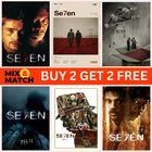SEVEN MOVIE POSTER PRINT A5 A4 A3 A3+