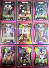 2023 Panini Prizm Parallels Pink, Orange Disco, Green Prizm You Pick Singles!