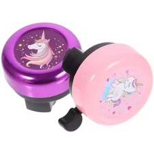  2pcs Unicorn Bike Bell, Kids Bike Bell, Kids Bicycle Bell, Bicycle Handlebars 