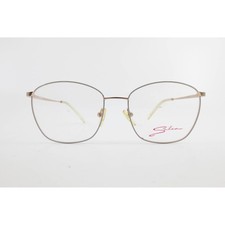 Salsa SA20204 IV Rose Gold Metal Eyeglass Frames 54-17-140 Geometric Rounded