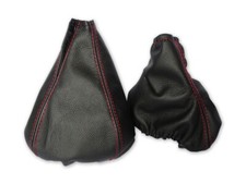 Schaltsack Handbremsabdeckung Fur Alfa Romeo Giulietta 2010-18 Leder Naht Rot