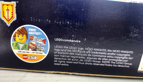 LEGO Nexo Knights: #70315 Clay’s Rumble Blade 367 Pieces 2016 Retired NEW Sealed - Picture 13 of 13