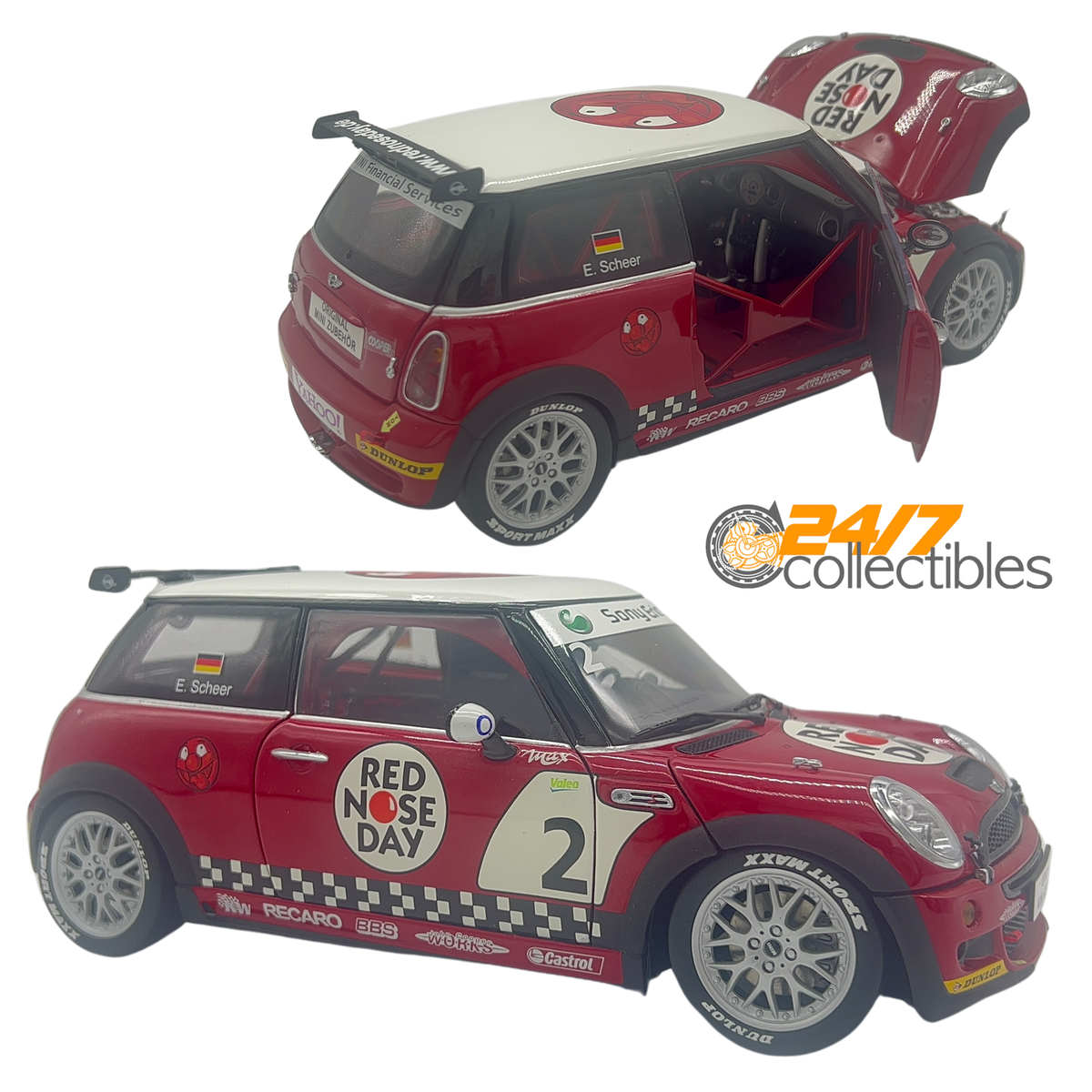 Kyosho 1/18 Scale Mini John Cooper Challenge R53 S Model RARE XMAS