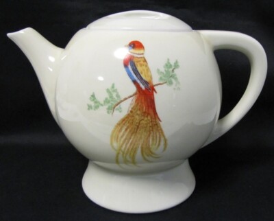 Vintage Hall Bird Of Paradise Coffee Pot W/Lid