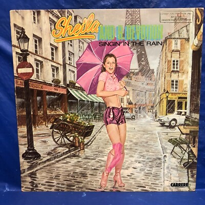 Sheila & B. Devotion   Singin' In The Rain LP COVER ONLY/NO DISC/COVER ART