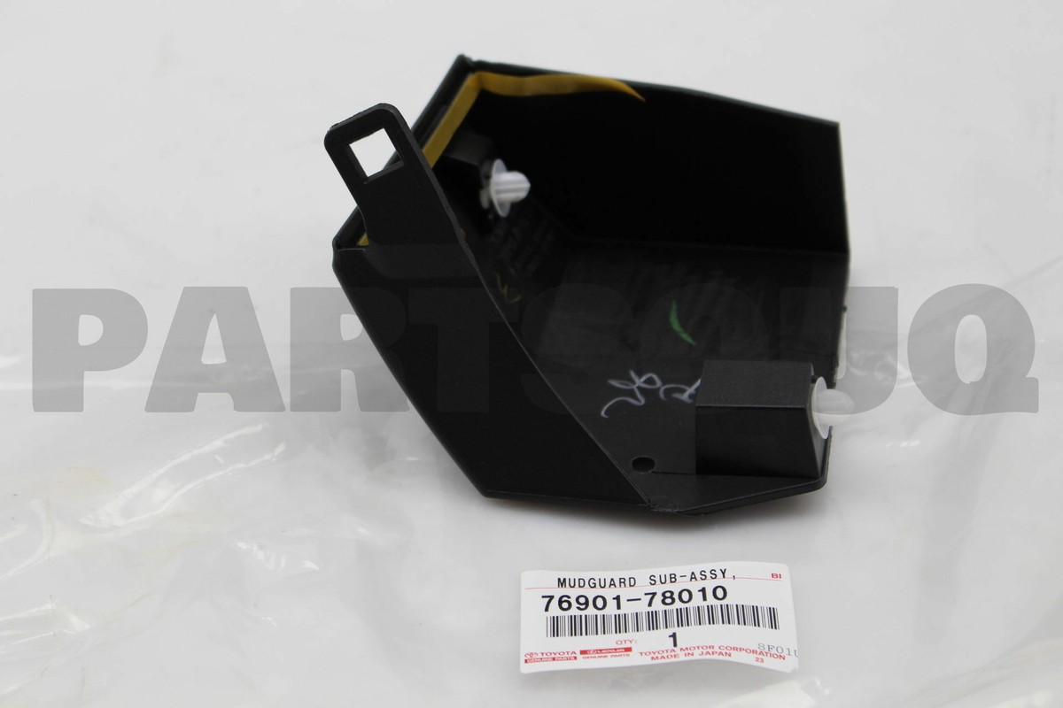 7690178010 Genuine Toyota MUDGUARD SUB-ASSY, SIDE, RH 76901 7690178010 Genuine Toyota MUDGUARD SUB-ASSY, SIDE, RH 76901