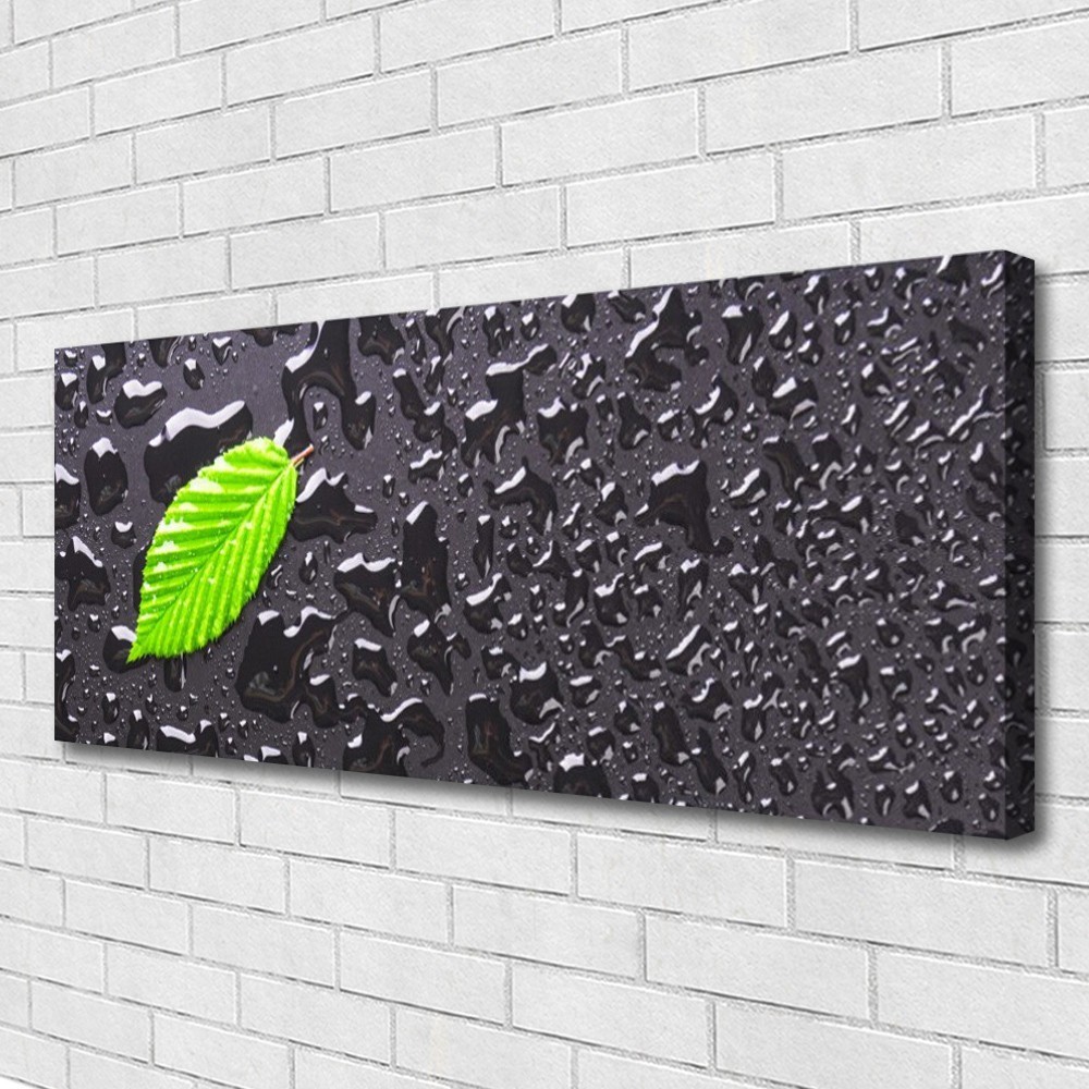 Image tableaux 125x50 Art Feuille pour habiller un grand mur vide