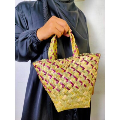 Purun Unah Bag Handicraft Wicker from Grass of Borneo