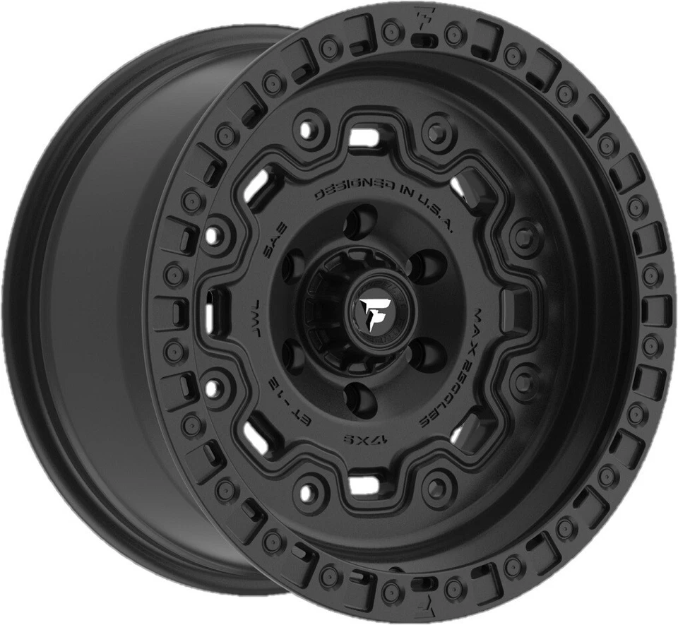 Llantas 17 Fittipaldi ft100 17x9 5x127 para Jeep Wrangler Gladiator 4 Rhino Foto 4 de 4