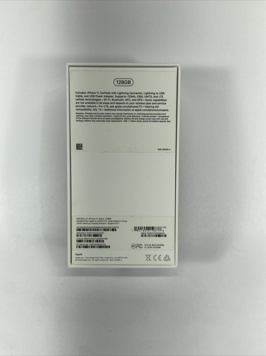 iPhone 11 Box Original Apple Retail Box Only Without Accessories