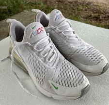 Nike Air Max 270 GS White Running Sneakers DM9474 100 Size 7 Y = 8.5  Women