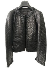Marc Cain Leather Jacket Never Worn Size Us 2