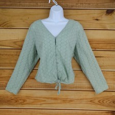 Divided by H&M Cropped Button Up Blouse Shirt...