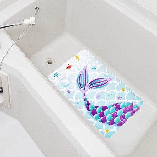 16”x28” Mermaid Bathtub Mat Nonslip Shower Mats for Baby Kids PVC Bathroom Mat 705353868320 eBay