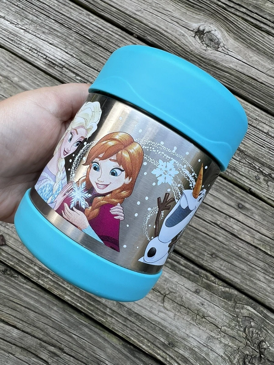 Thermos DISNEY FROZEN Stainless Steel Hot Cold Food 10 oz Elsa Anna Olaf