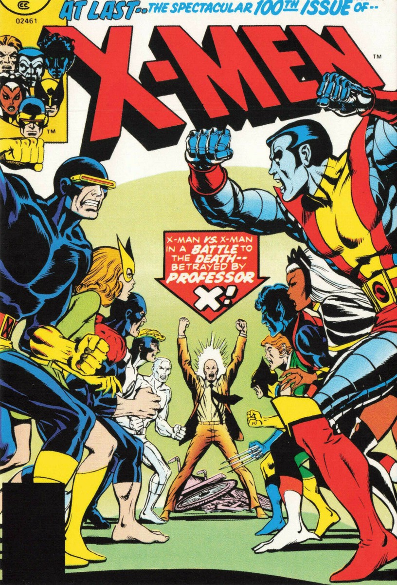 Postcard Vintage Art Of Marvel X-Men Number 100 | eBay
