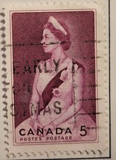 Canada Scott#433 - 1964-5c - Queen Elizabeth ii Royal Visit -USED