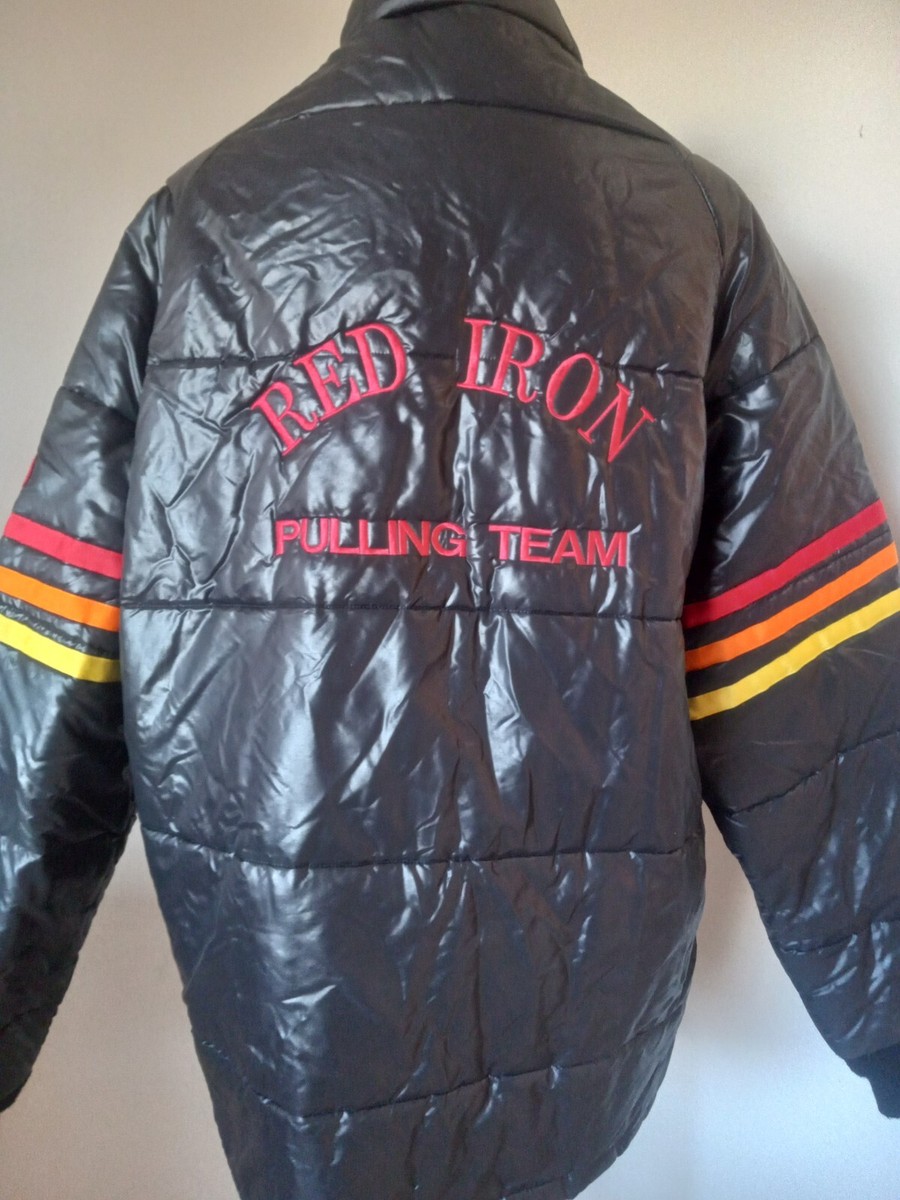 VTG Simpson Racing Men's Puffer Jacket Sz XL Red Iron VTG Simpson Racing Men's Puffer Jacket Sz XL Red Iron