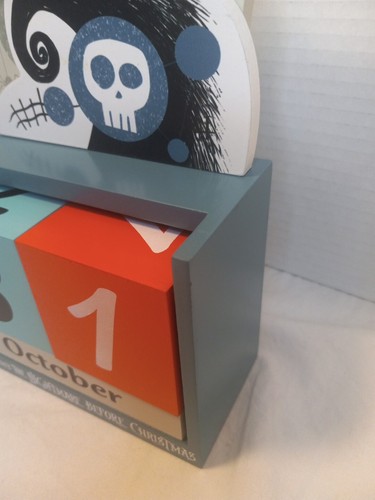 Disney The Nightmare Before Christmas Wooden Block Calendar NEW Other - 第 7/12 張圖片
