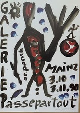A.R. Penna, insegna. manifesto esposizione