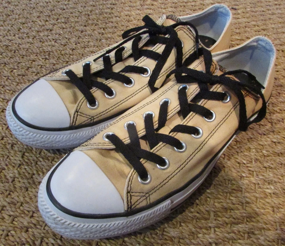 Converse Multi Tongue Athletic Shoes Sneakers Pale Orange 103053F Sz 8 Men 10 W - Image 2 of 4