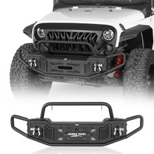 New Design Tubular Front Bumper W Winch Plate For 2007-2018 Jeep Wrangler Jk New Design Tubular Front Bumper W Winch Plate For 2007-2018 Jeep Wrangler Jk