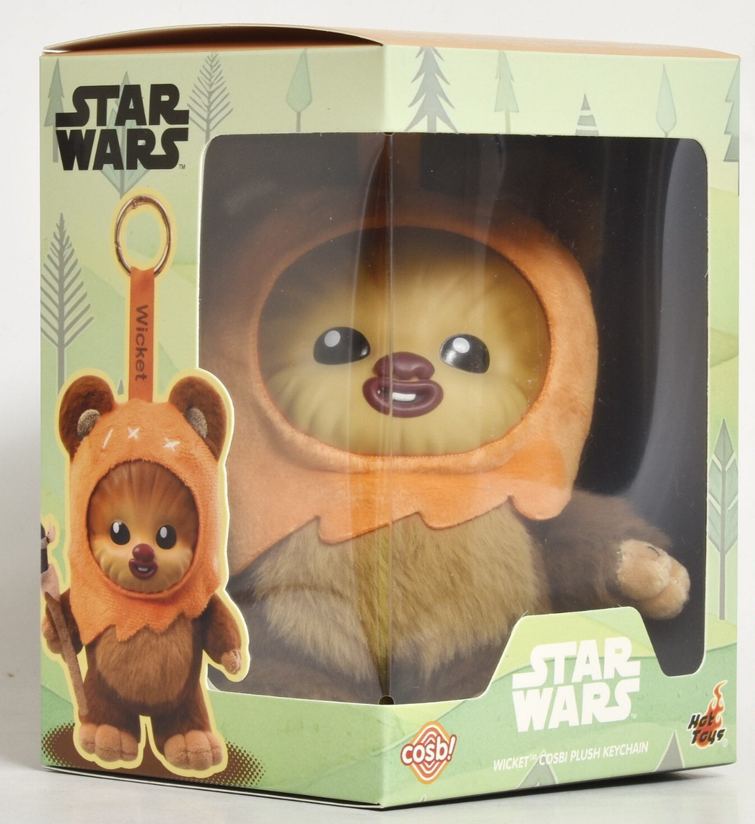 Hot Toys Cosbi Wicket Plush Doll Keychain Star Wars Celebration