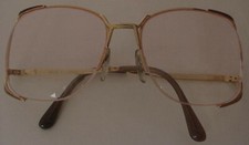 American Optical Eye glasses Pink Lens Vintage AO 1970s-1980s