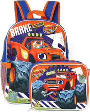 Blaze and the Monster Machines Backpack with Insulated Lunchbox