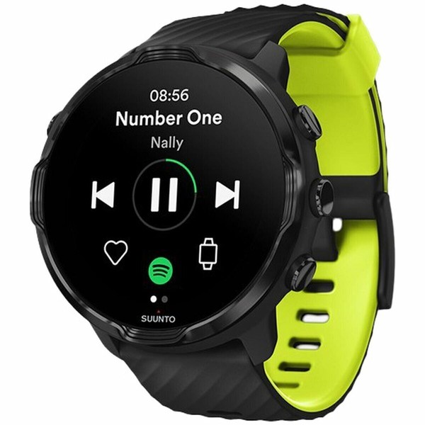 Suunto 7 Polyamid Silikon Smartwatch - Black Lime (SS050379000 