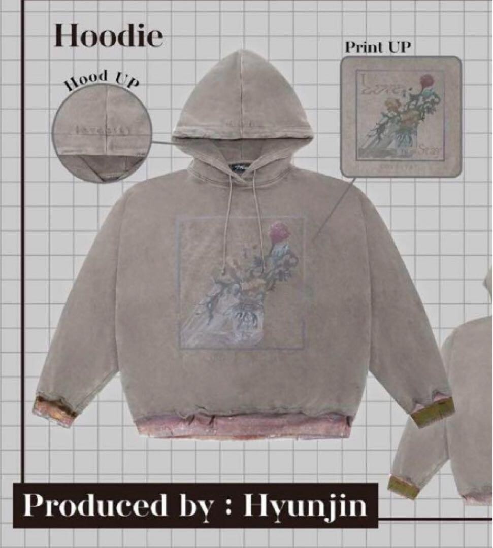 アイドル HOODIE Produced by Hyunjin straykids Stray Kids HOODIE Produced by Hyunjin XMAS POPUP STORE 2024
