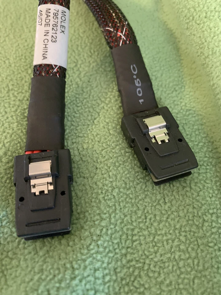 Molex Computer Cable 79576-2123 Internal Ipass Mini Sas Double Ended 36ckt (2) - Image 3 of 4