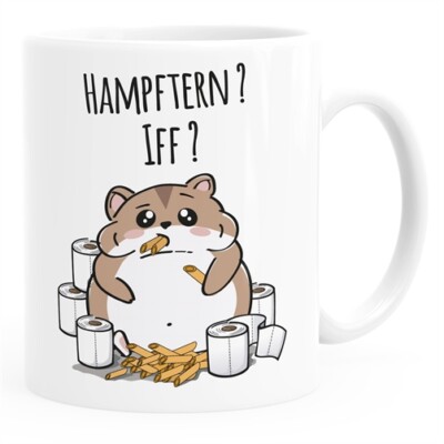 Kaffee-Tasse Hamster Virus 2020 Hamsterkäufe Klopapier Nudeln lustige